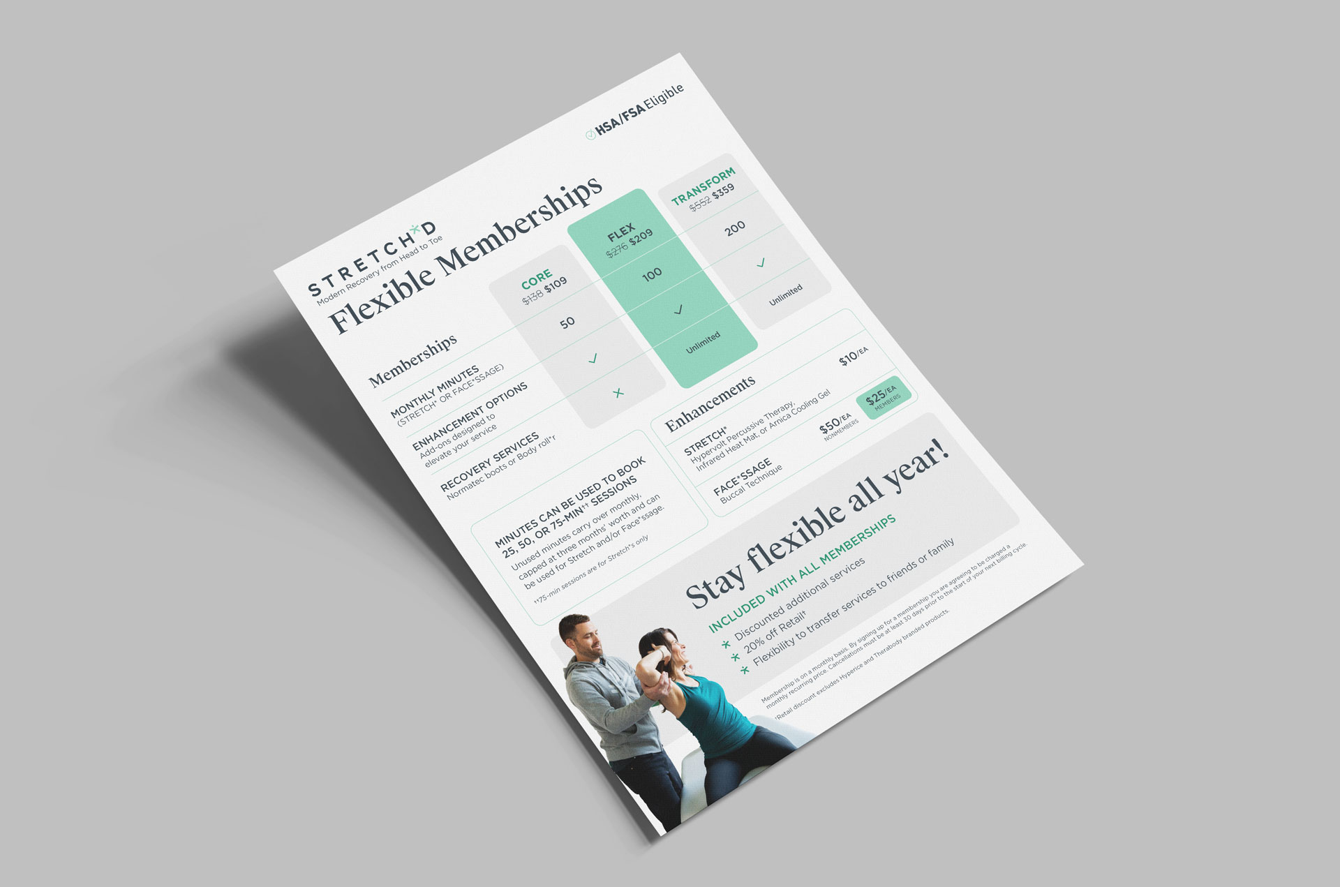 Stretchd Membership Flyer